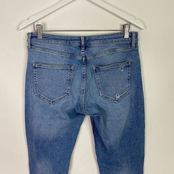 CLEARANCE - Topshop Lucas Destroyed Boyfriend Jeans - Picture 4 of 7